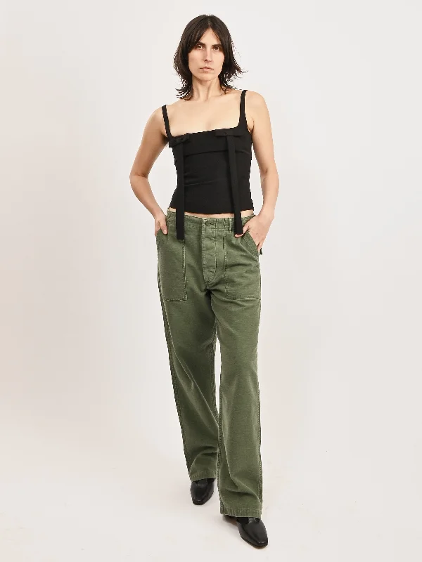 Black Teacup Tank cropped tank top