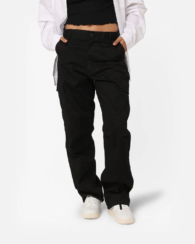 Rothco Women's Relaxed Fit Cargo Pants Black Lightweight Linen Pants