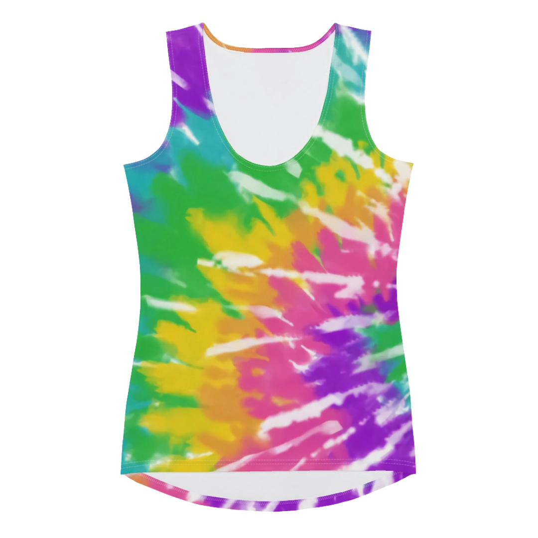 Tie Dye Obsessed Tank Top lavender tank top