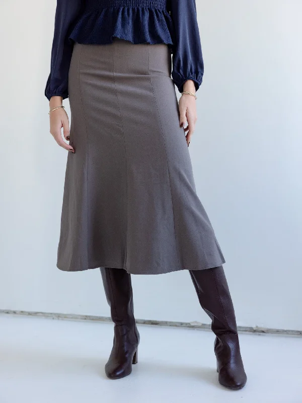 Liza Midi Skirt breathable skirt fabric