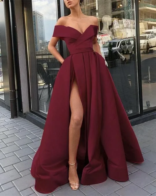 Off The Shoulder Formal Dresses Cheap Prom Dress Party Dress cg13140 Crew Neckline Casual Off The Shoulder Formal Dresses Cheap Prom Dress Party Dress cg13140 Crew Neckline Casual