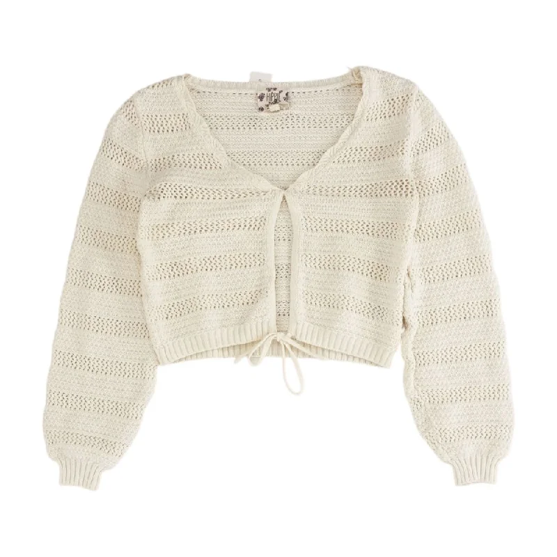 Ivory Solid Cardigan Sweater Long Cardigan Short Cardigan Medium Cardigan