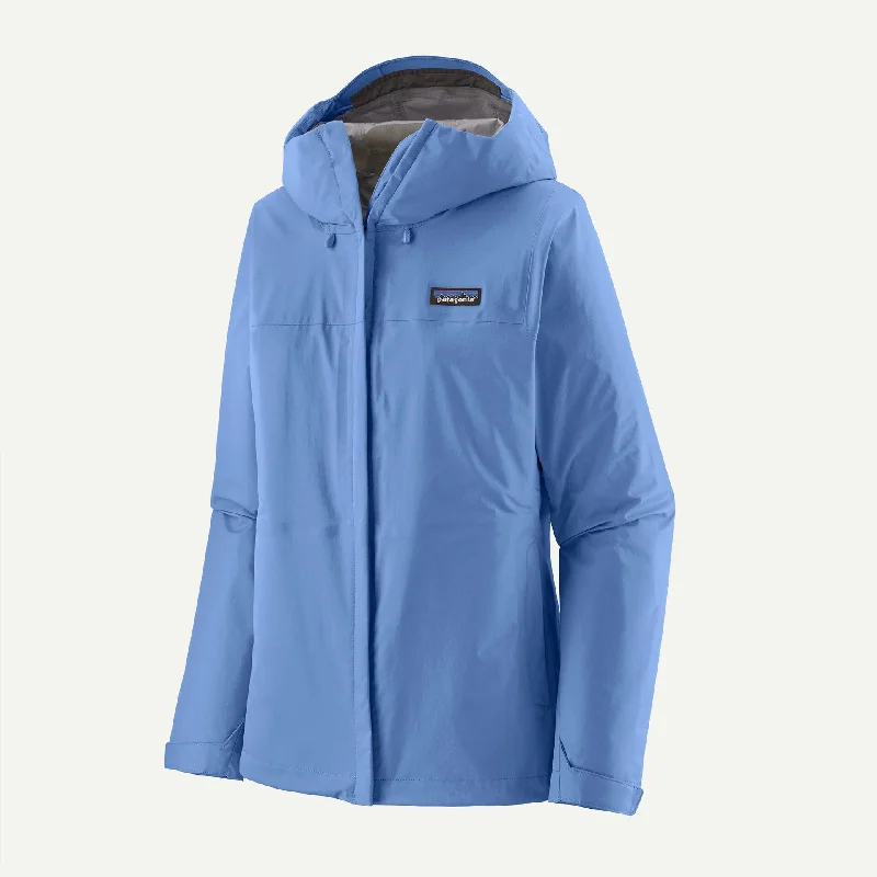 Patagonia Women's Torrentshell 3L Jacket - Abundant Blue Rayon Jacket Velvet Jacket Corduroy Jacket