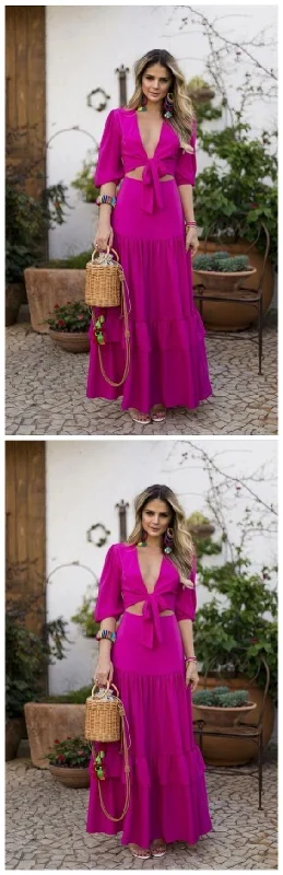 Popular Long Prom Dress,V-Neck Sexy Evening Party Dress    cg20844 Tunics Business professional
