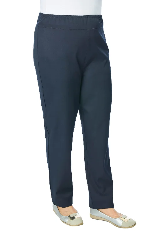 Back-Panel Adaptive Pants - Sara | Navy Cozy Jogger Leggings