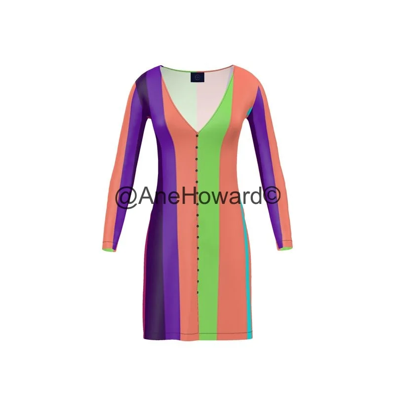 Short Cardigan Dress Happy Dress Cashmere Blend Cotton Blend Poly Blend