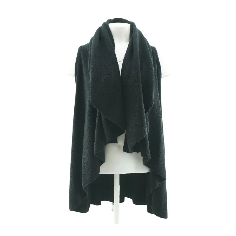 Black Solid Cardigan Sweater Casual Formal Business