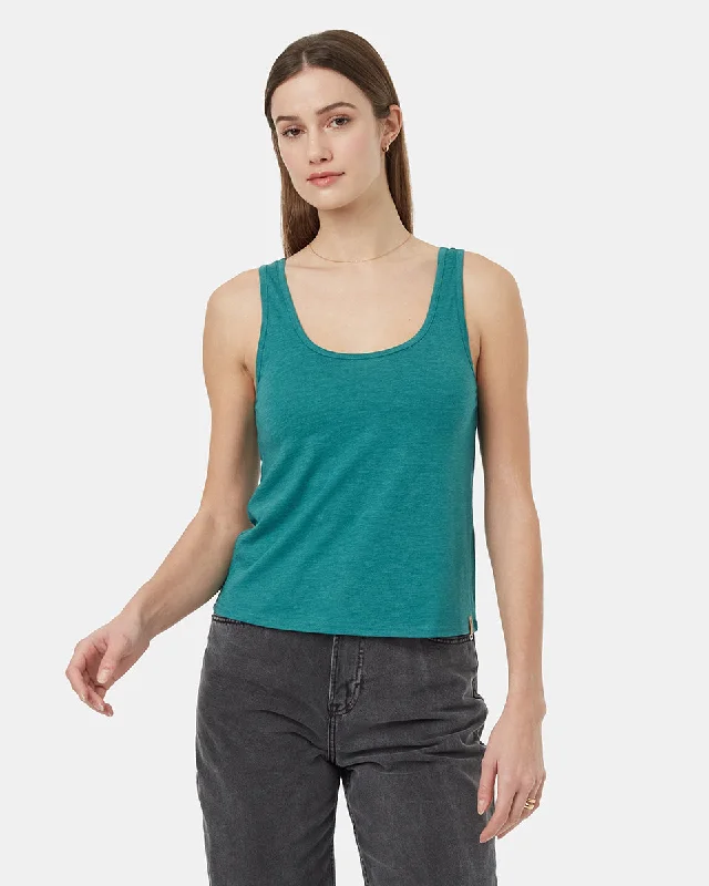 TreeBlend Double Scoop Tank baby blue tank