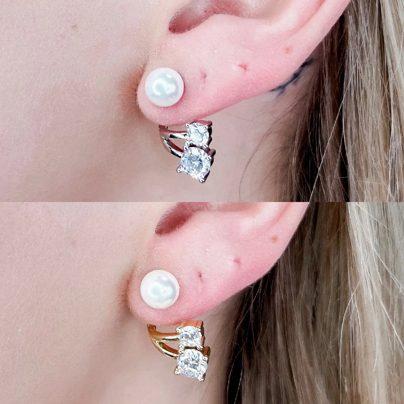 B.B. Lila Sassy Classy Ear Jacket Earrings - 2 colors! Hooded Jacket Caped Jacket Shawl Collar Jacket