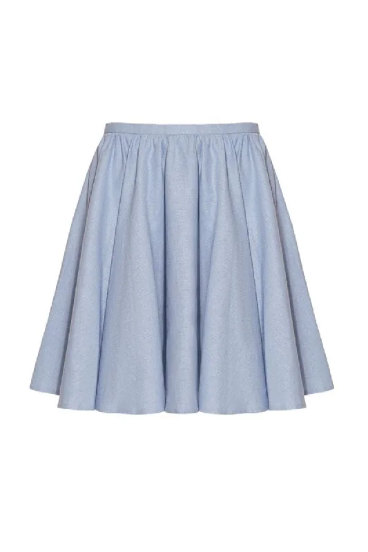 SKY BLUE SWEETHEART MINI SKIRT lace skirt feminine