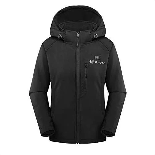Control Heated Jacket Denim Fabric Leather Fabric Suede Fabric