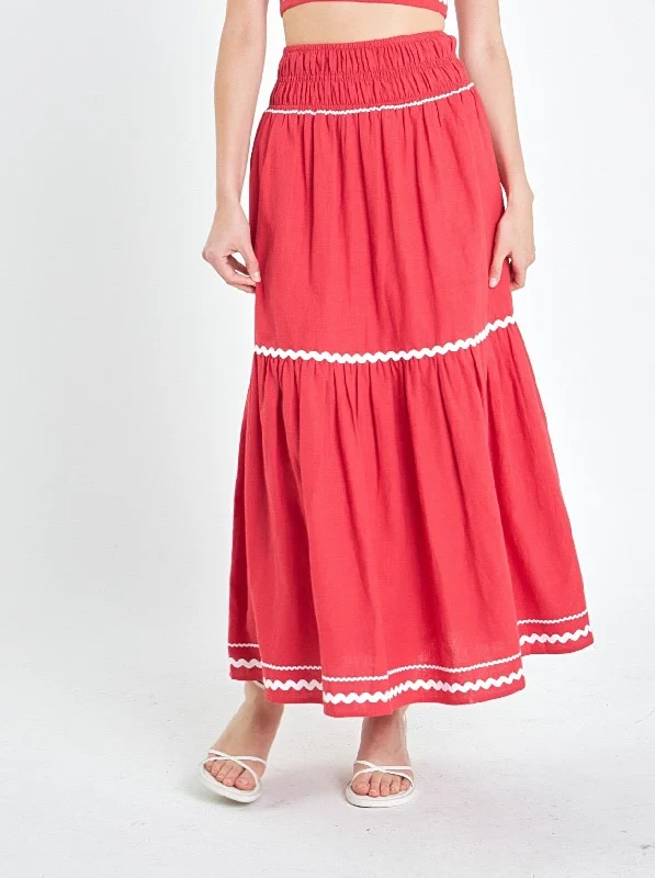 Betty Ric Rac Skirt high waist skirt