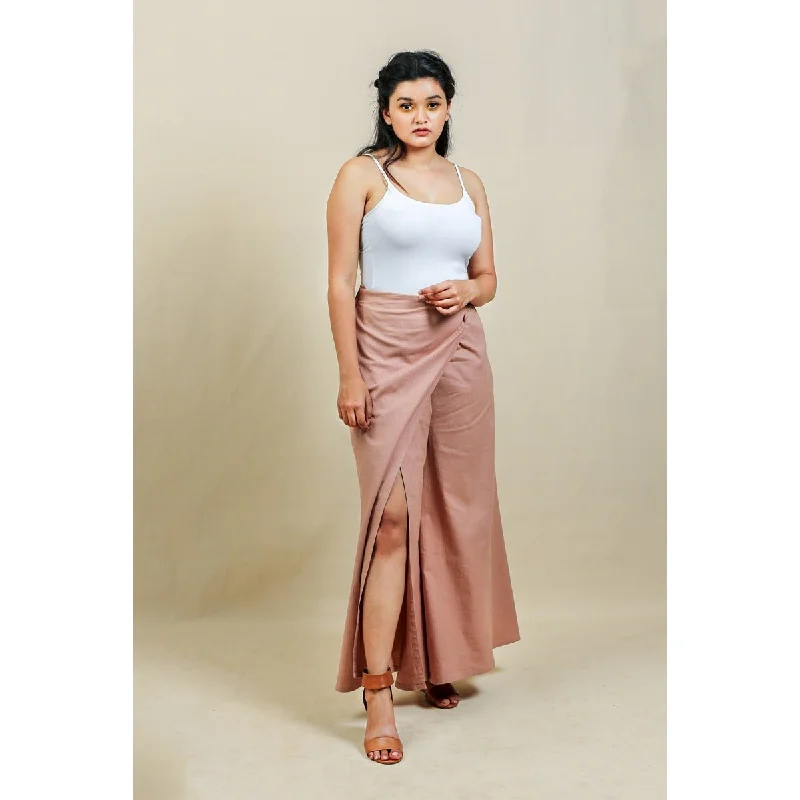 Gilding The Lily Pants - Overlapped Front Slim-Fit Leggings
