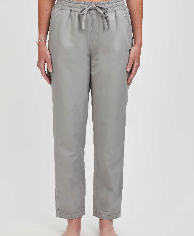 Ladies Sandy Garment Dyed Pant Elegant Silk Pants