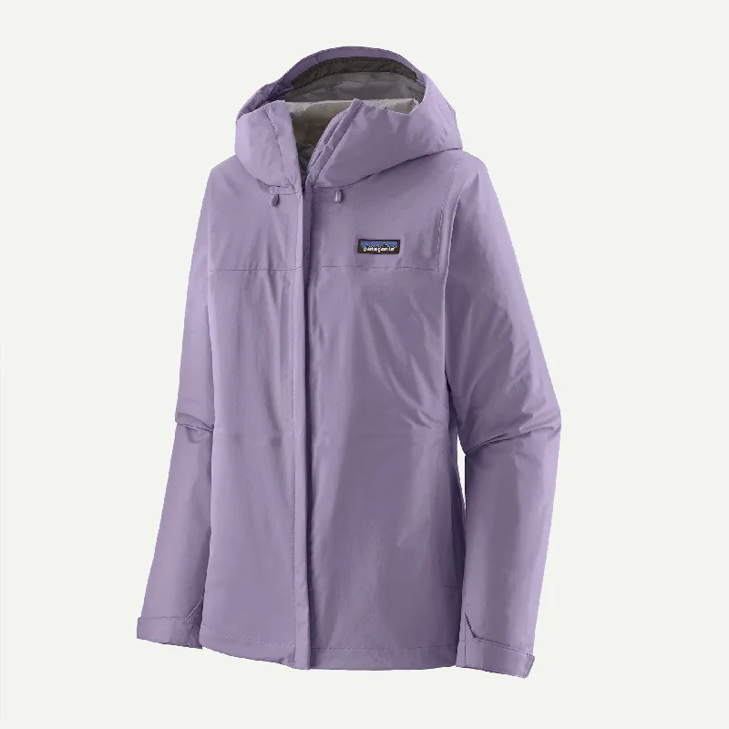 Patagonia Women's Torrentshell 3L Jacket - Concrete Purple Mesh Jacket Canvas Jacket Denim Jacket