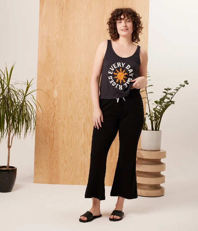 Fortuna Pant - Black Casual Lounge Pants