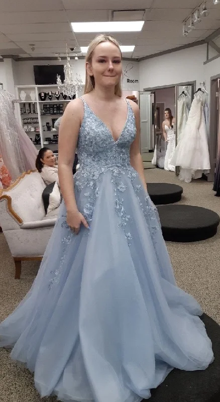 prom dress with appliques Lace Prom Dresses, Party Dresses    cg20874 Tunics Trousers formal