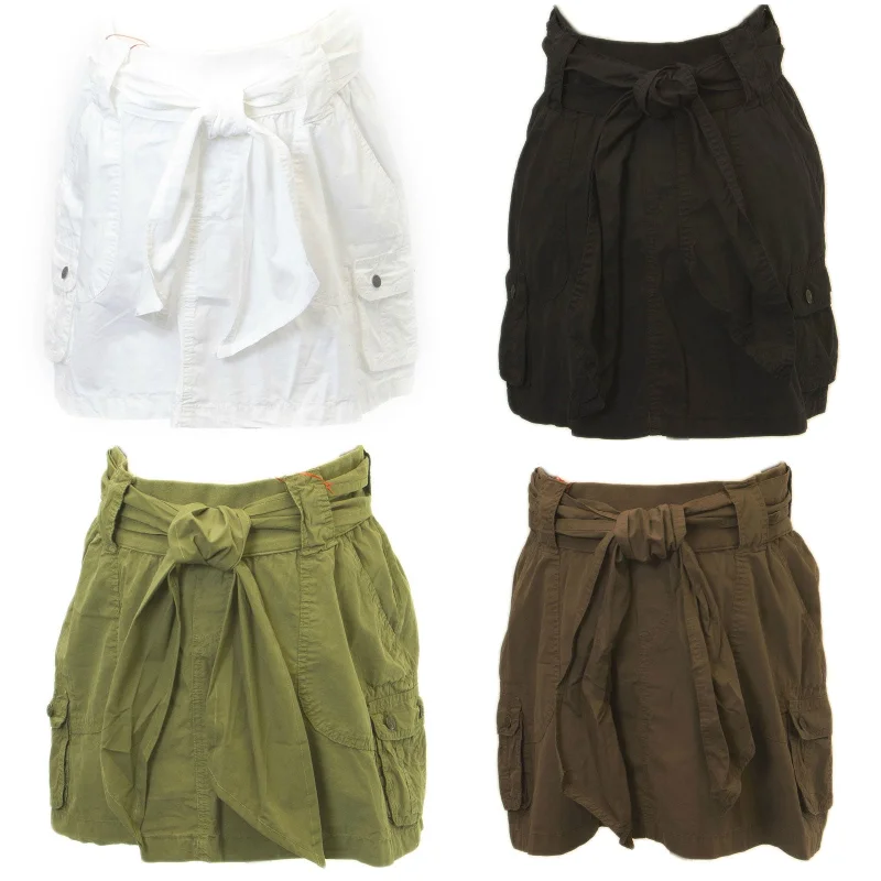 Elly B by OLIAN Maternity Women's Waist Wide Sash Mini Skirt $78 NWT corduroy skirt textured