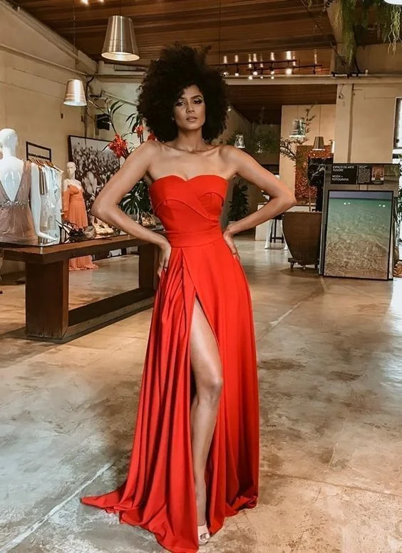 Red party dress prom dress sexy evening dress   cg14849 Tunics Luxurious high-end