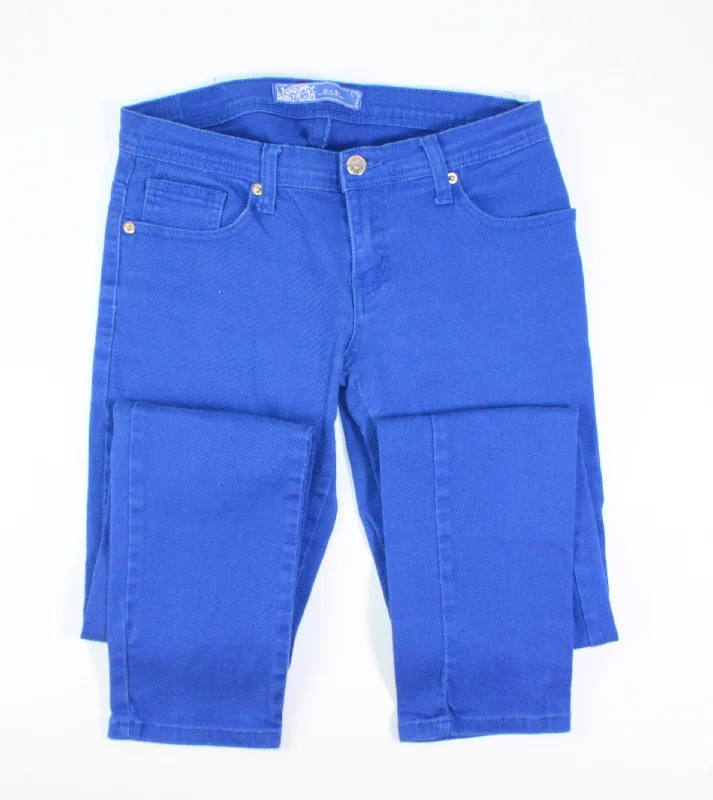 U51 BLUE PANT LADIES 7/8 PRE-LOVED Relaxed Casual Leggings