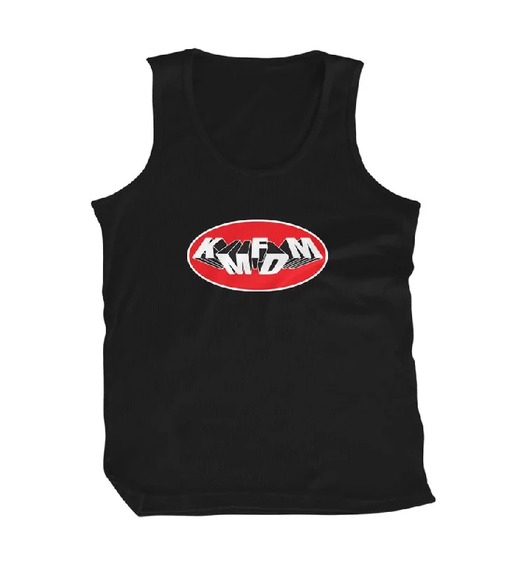 Oval Tumbling Logo Tank seamless tank top