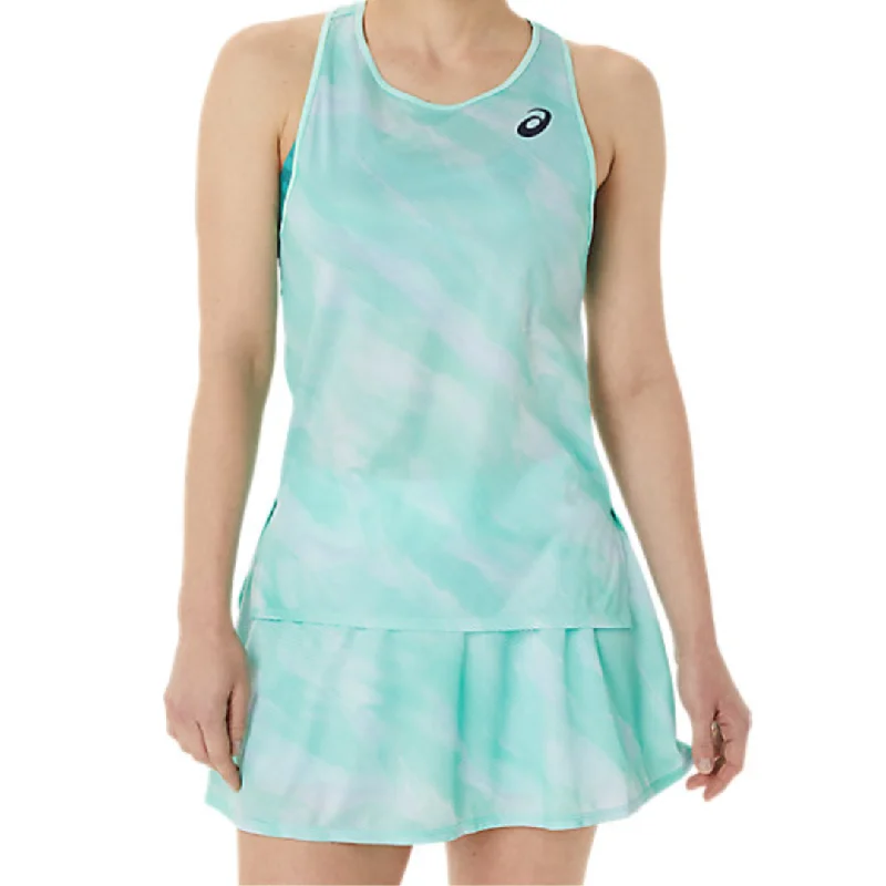 Asics Women Match Graphic Tank - Fresh Ice trendy tank top