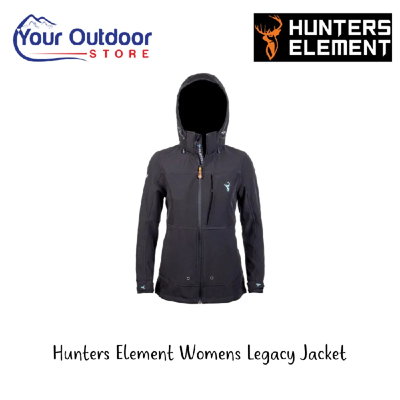 Hunters Element Womens Legacy Jacket Lace Jacket Ribbed Jacket Sequined Jacket