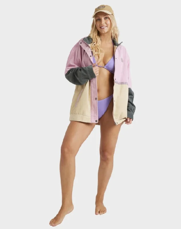 Billabong Set The Wave Cord Jacket - Win25 Nylon Fabric Polyester Fabric Spandex Fabric