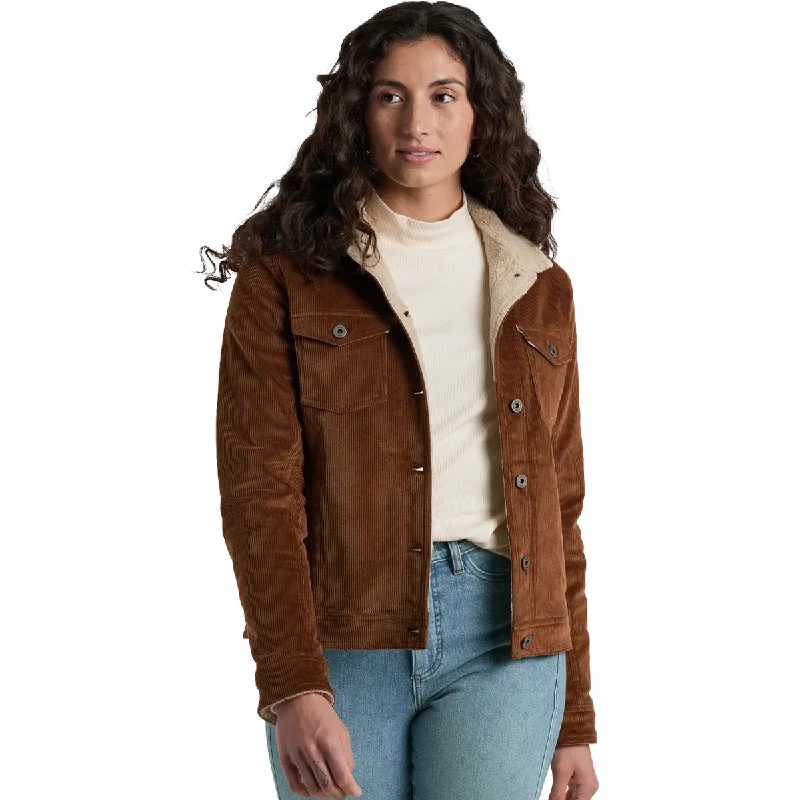 Women's Astrid Lined Jacket Hoodie Zip-Up Jacket Button-Up Jacket