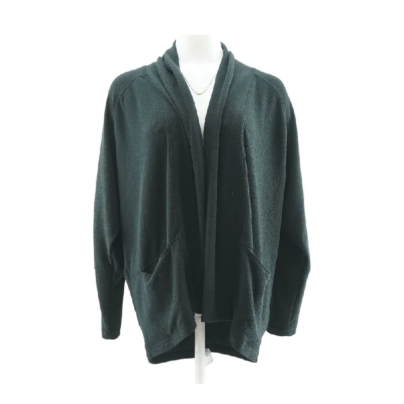 Charcoal Solid Cardigan Sweater Faux Fur Fabric Real Fur Fabric Shearling Fabric