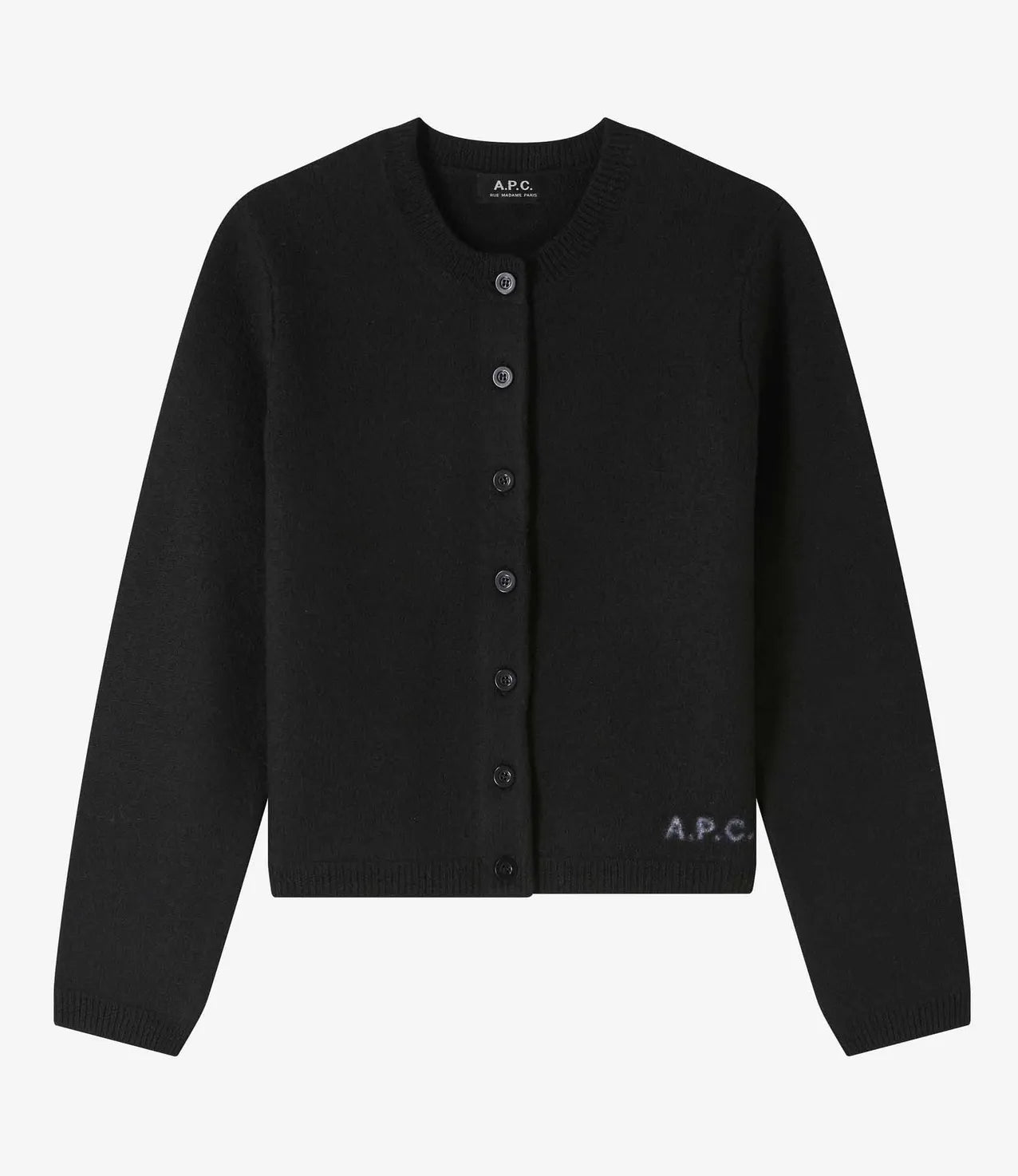 CARDIGAN LANA MILA NEGRO Hooded Cardigan Collared Cardigan Shawl Collar
