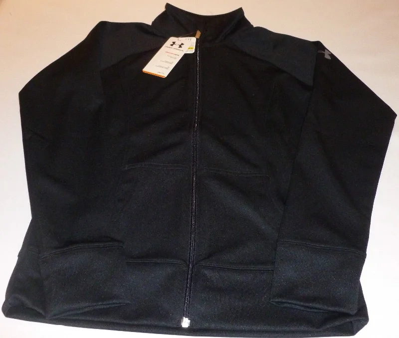 UNDER ARMOUR LADIES WOVEN CRAZE EXERCISE/FITNESS JACKET-BLACK-SMALL-SIZE 10 - BLK, L, SMALL Corduroy Jacket Velvet Jacket Brocade Jacket