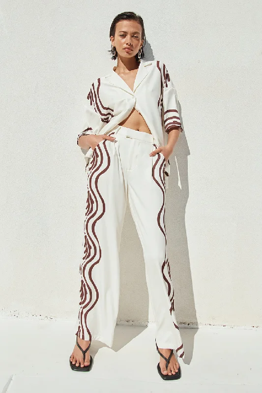 ATHENI PANT - ATHENI CHOCOLATE Stylish Harem Pants