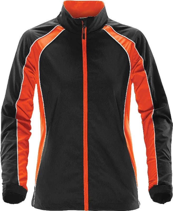 Black/Orange/White