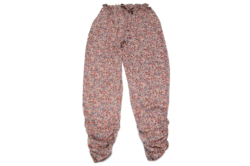 Beach Roses Mom Harem Pants Comfortable Denim Pants