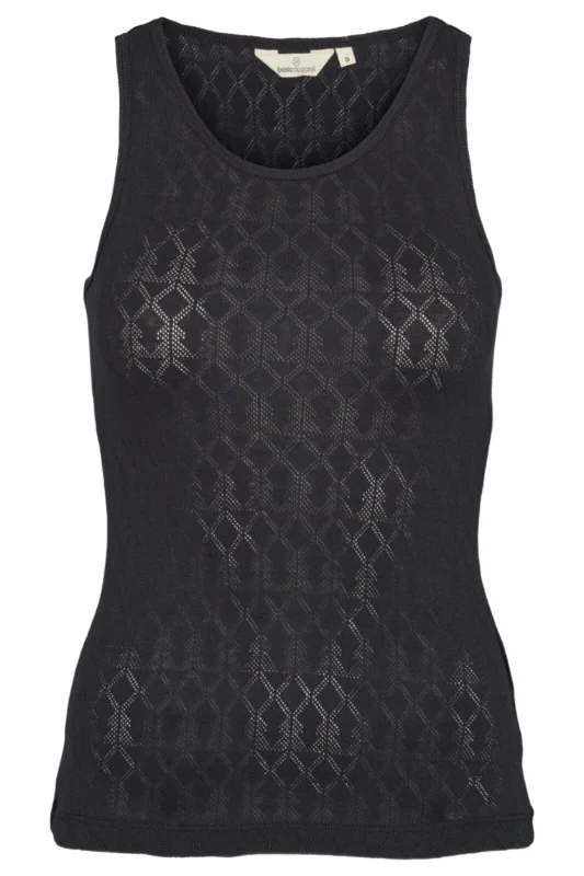 Basic Apparel - Ana Tank - Sort soft tank top