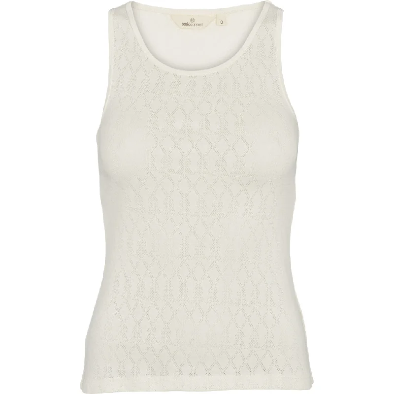 Basic Apparel - Ana Tank - White Swan sleep tank top