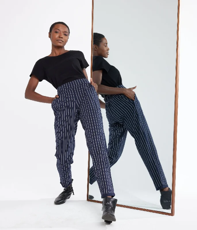 Nolan Pant - Dark Blue High-Waist Jogger Pants