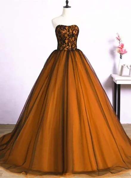 Beautiful Tulle A-Line Ball Gown Sweet 16 Party Dress, Long Prom Dress    cg15150 Tunics Bestseller popular