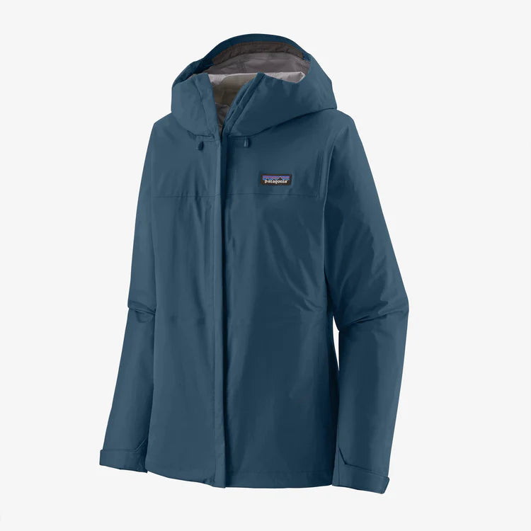 Patagonia Torrentshell 3L Jacket (Women's) Lagom Blue Nylon Fabric Polyester Fabric Spandex Fabric
