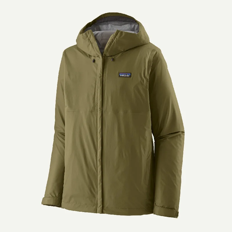 Patagonia Men's Torrentshell 3L Jacket - Tent Green Nylon Jacket Polyester Jacket Spandex Jacket