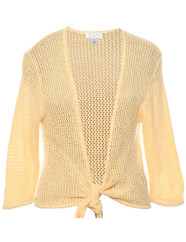 Crochet Cardigan - M Machine Wash Dry Clean Hand Wash