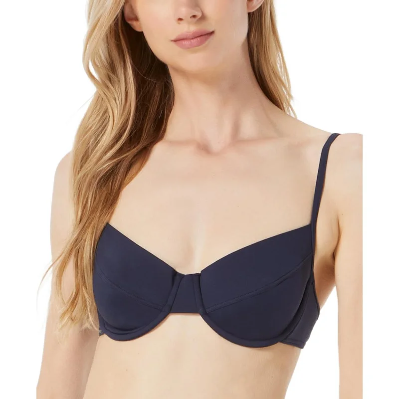 Womens Solid Bikini Bikini Swim top Push-Up Bikini Top