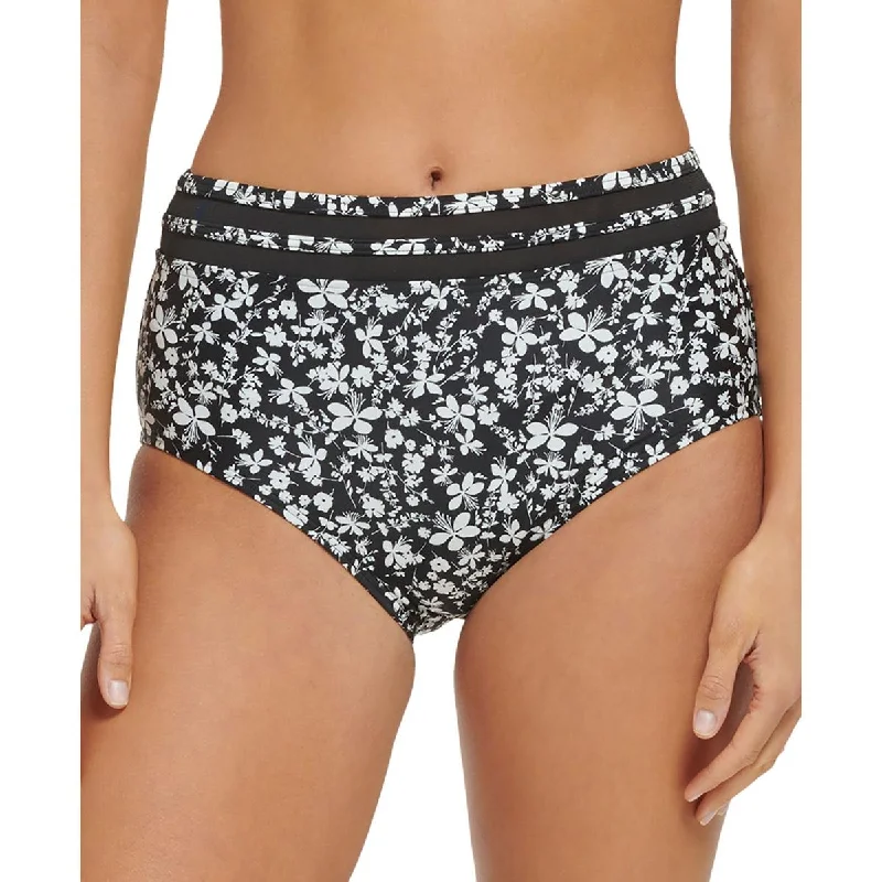 Womens Floral High-Waist Swim Bottom Separates Floral Print Swimsuit